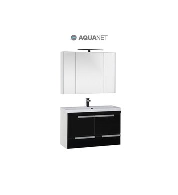 Комплект мебели Aquanet Тиволи 100 черный