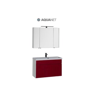 Комплект мебели Aquanet Латина 100 бордо