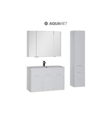 Комплект мебели Aquanet Латина 100 белый