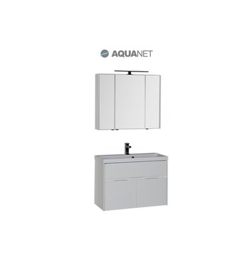 Комплект мебели Aquanet Латина 90 белый