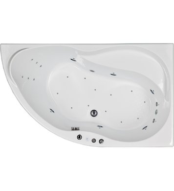 Акриловая ванна Aquanet Graciosa 150x90 R с гидромассажем