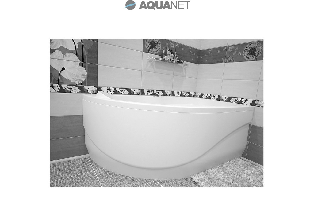 Акриловая ванна Aquanet Graciosa 150x90 R