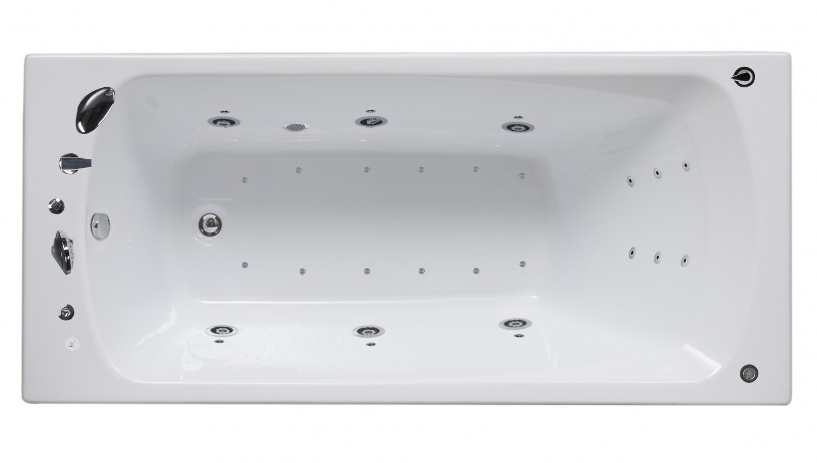 Акриловая ванна Aquanet ROMA 160x70