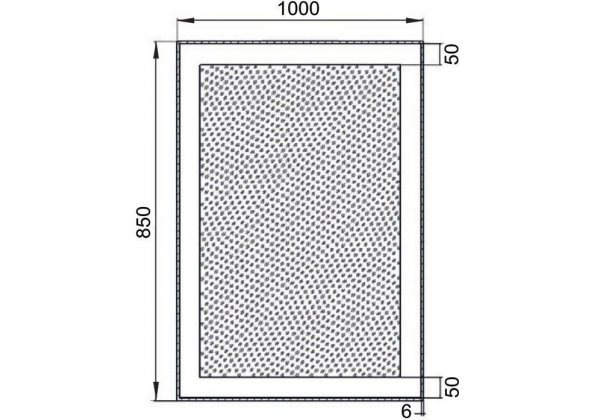 Зеркало Aquanet Алассио 10085 LED