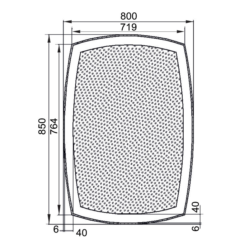 Зеркало Aquanet Тоскана 8085 LED