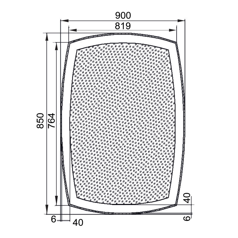 Зеркало Aquanet Тоскана 9085 LED