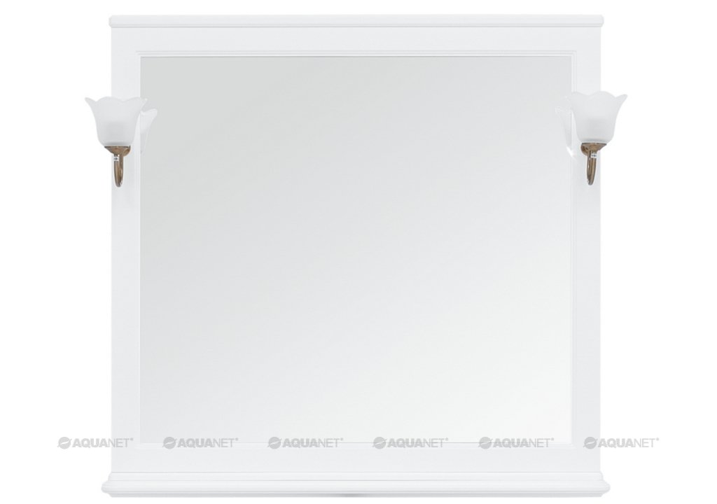 Зеркало Aquanet Валенса NEW 105 белый