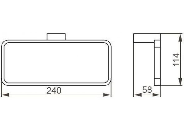 Держатель для полотенец Aquanet 5680MB