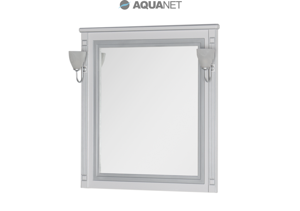 Зеркало Aquanet Паола 90 белый