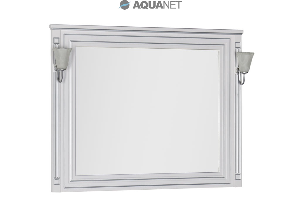Зеркало Aquanet Паола 120 белый